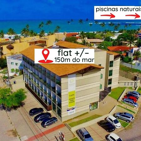 Flat bem localizado, confortável e a 150 metros do mar Pôrto das Galinhas Exterior foto