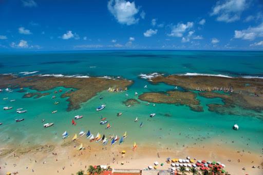 Flat bem localizado, confortável e a 150 metros do mar Pôrto das Galinhas Exterior foto