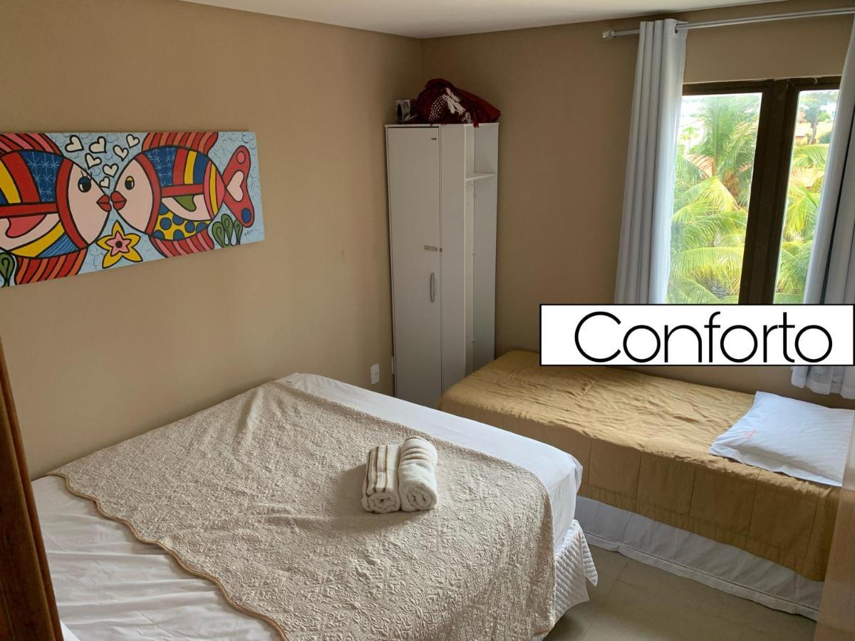 Flat bem localizado, confortável e a 150 metros do mar Pôrto das Galinhas Exterior foto