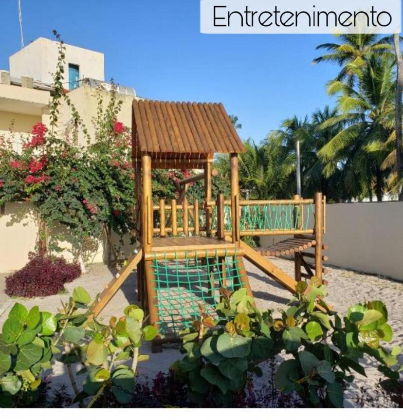 Flat bem localizado, confortável e a 150 metros do mar Pôrto das Galinhas Exterior foto